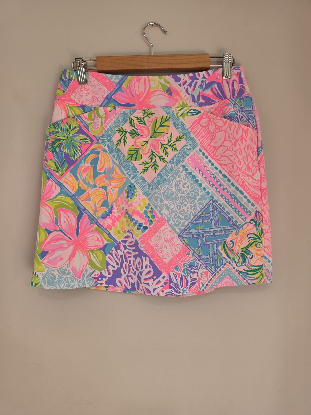 Lilly Pulitzer Luxletic Monica Skort Women's Size 6 Mukti Block Party